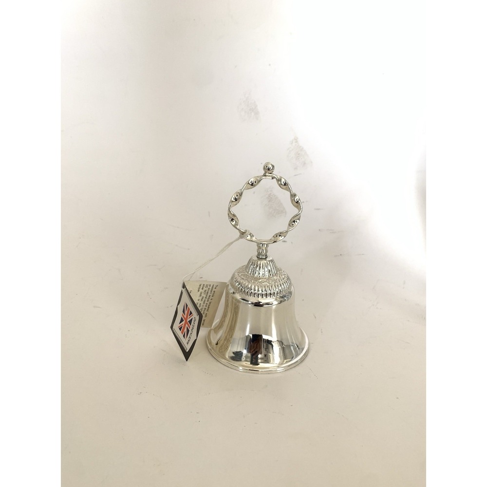 Queen Anne Silver Plated 25th Anniversary Commemorative Bell Made in England